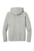 A4 A4N3409 Mens Performance Moisture Wicking Long Sleeve Hooded T-Shirt Hoodie Silver Grey Flat Back