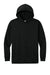 A4 A4N3528 Mens Softek Long Sleeve Hooded T-Shirt Hoodie Black Flat Front