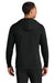 A4 A4N3528 Mens Softek Long Sleeve Hooded T-Shirt Hoodie Black Model Back