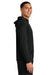 A4 A4N3528 Mens Softek Long Sleeve Hooded T-Shirt Hoodie Black Model Side