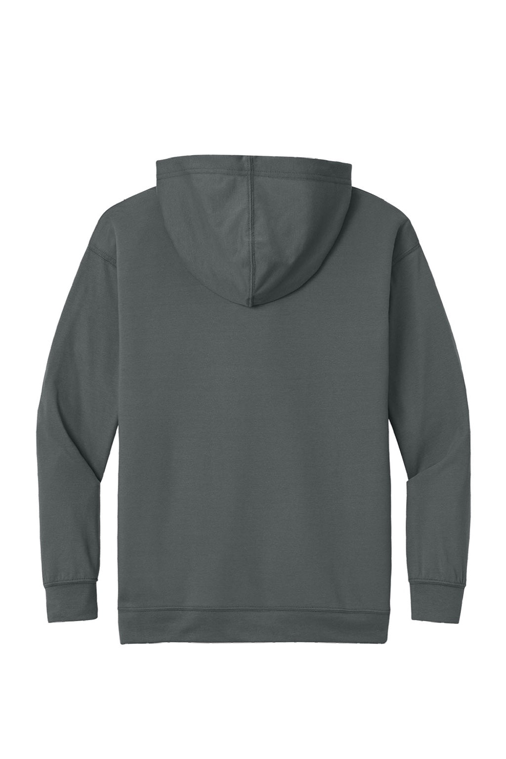 A4 A4N3528 Mens Softek Long Sleeve Hooded T-Shirt Hoodie Graphite Grey Flat Back