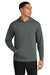 A4 A4N3528 Mens Softek Long Sleeve Hooded T-Shirt Hoodie Graphite Grey Model Front