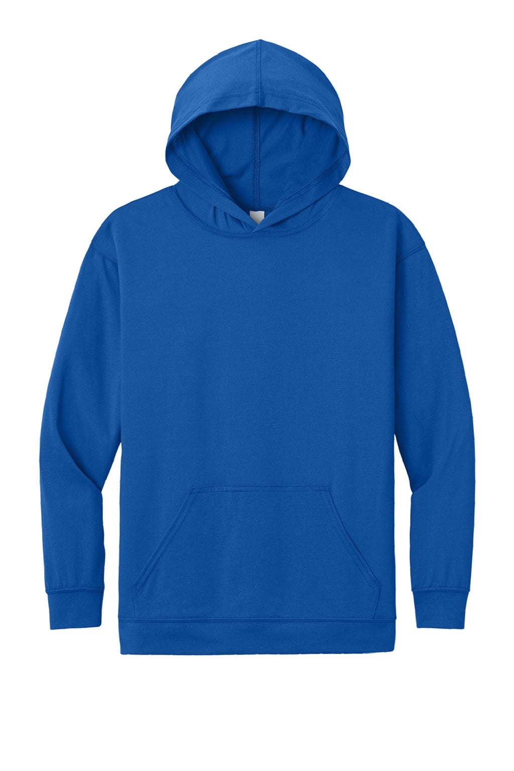 A4 A4N3528 Mens Softek Long Sleeve Hooded T-Shirt Hoodie Royal Blue Flat Front