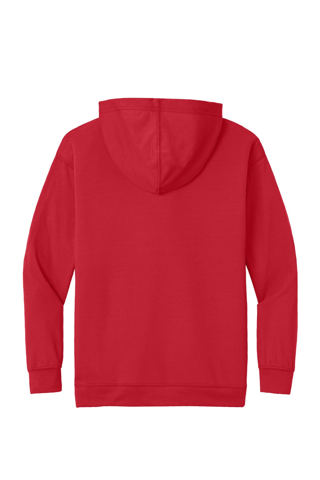 A4 A4N3528 Mens Softek Long Sleeve Hooded T-Shirt Hoodie Scarlet Red Flat Back