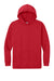 A4 A4N3528 Mens Softek Long Sleeve Hooded T-Shirt Hoodie Scarlet Red Flat Front