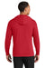 A4 A4N3528 Mens Softek Long Sleeve Hooded T-Shirt Hoodie Scarlet Red Model Back
