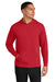 A4 A4N3528 Mens Softek Long Sleeve Hooded T-Shirt Hoodie Scarlet Red Model Front