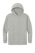 A4 A4N3528 Mens Softek Long Sleeve Hooded T-Shirt Hoodie Silver Grey Flat Front