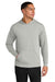 A4 A4N3528 Mens Softek Long Sleeve Hooded T-Shirt Hoodie Silver Grey Model Front