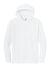 A4 A4N3528 Mens Softek Long Sleeve Hooded T-Shirt Hoodie White Flat Front