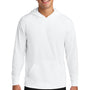 A4 Mens Softek Long Sleeve Hooded T-Shirt Hoodie - White - COMING SOON