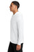 A4 A4N3528 Mens Softek Long Sleeve Hooded T-Shirt Hoodie White Model Side