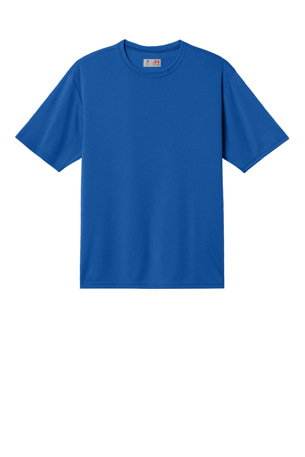 A4 A4N3531 Mens AirFlex Short Sleeve Crewneck T-Shirt Royal Blue Flat Front