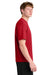 A4 A4N3531 Mens AirFlex Short Sleeve Crewneck T-Shirt Scarlet Red Model Side