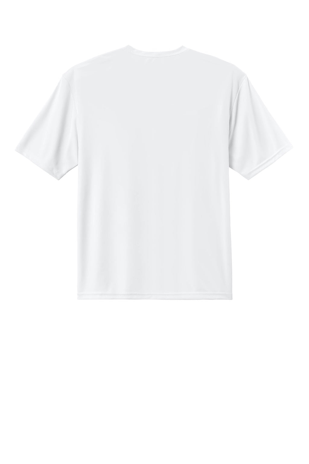 A4 A4N3531 Mens AirFlex Short Sleeve Crewneck T-Shirt White Flat Back
