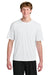 A4 A4N3531 Mens AirFlex Short Sleeve Crewneck T-Shirt White Model Front