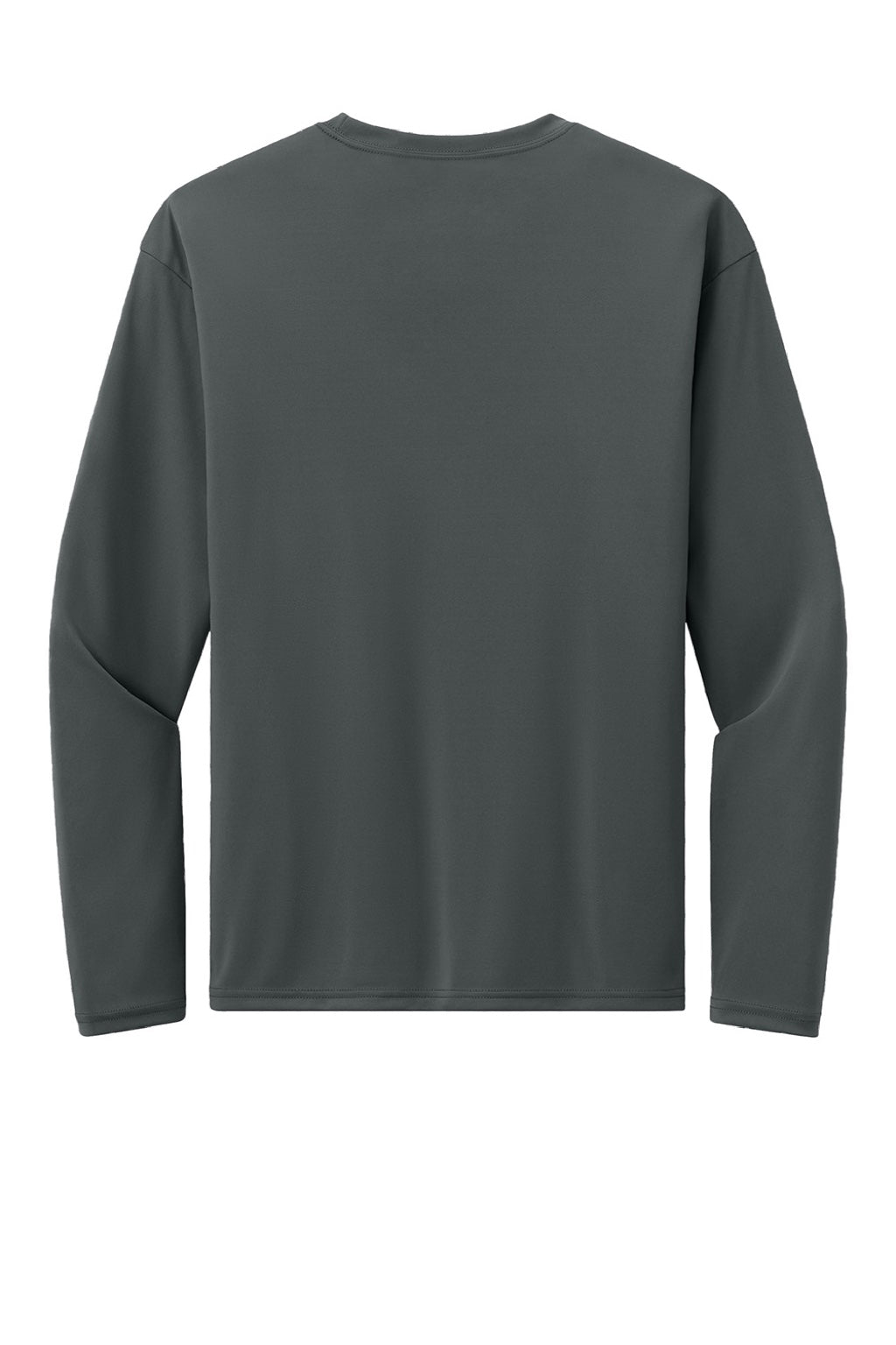 A4 A4N3532 Mens AirFlex Long Sleeve Crewneck T-Shirt Graphite Grey Flat Back