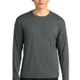 A4 Mens AirFlex Long Sleeve Crewneck T-Shirt - Graphite Grey - COMING SOON