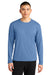 A4 A4N3532 Mens AirFlex Long Sleeve Crewneck T-Shirt Light Blue Model Front