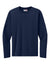 A4 A4N3532 Mens AirFlex Long Sleeve Crewneck T-Shirt Navy Blue Flat Front