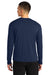 A4 A4N3532 Mens AirFlex Long Sleeve Crewneck T-Shirt Navy Blue Model Back