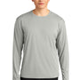 A4 Mens AirFlex Long Sleeve Crewneck T-Shirt - Silver Grey - COMING SOON