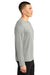 A4 A4N3532 Mens AirFlex Long Sleeve Crewneck T-Shirt Silver Grey Model Side