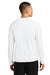 A4 A4N3532 Mens AirFlex Long Sleeve Crewneck T-Shirt White Model Back