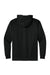 A4 A4N4279 Mens Sprint Tech Fleece Hooded Sweatshirt w/ Pouch Pocket Black Flat Back