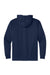 A4 A4N4279 Mens Sprint Tech Fleece Hooded Sweatshirt w/ Pouch Pocket Navy Blue Flat Back
