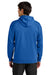 A4 A4N4279 Mens Sprint Tech Fleece Hooded Sweatshirt w/ Pouch Pocket Royal Blue Model Back