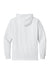 A4 A4N4279 Mens Sprint Tech Fleece Hooded Sweatshirt w/ Pouch Pocket White Flat Back