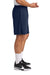 A4 A4N5244 Mens Cooling Performance Athletic Shorts Navy Blue Model Side