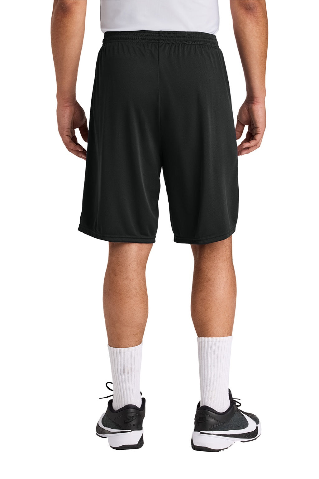 A4 A4N5283 Mens Moisture Wicking Performance Shorts Black Model Back