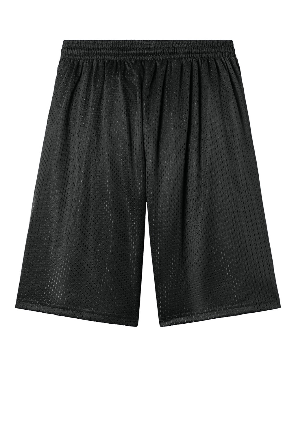 A4 A4N5293 Mens Moisture Wicking Mesh Shorts Black Flat Back