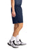 A4 A4N5293 Mens Moisture Wicking Mesh Shorts Navy Blue Model Side