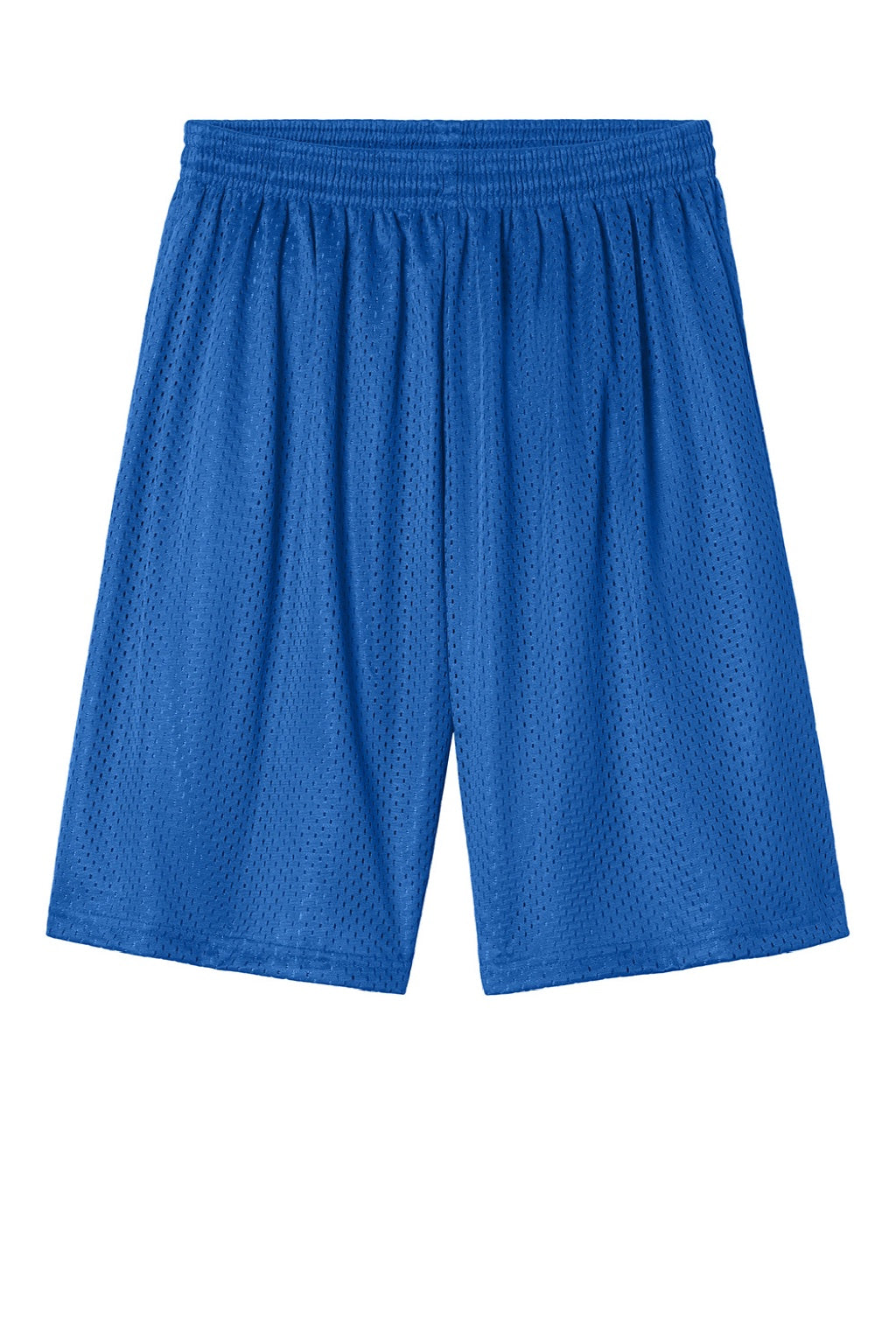 A4 A4N5293 Mens Moisture Wicking Mesh Shorts Royal Blue Flat Front