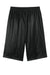 A4 A4N5296 Mens Moisture Wicking Tricot Mesh Shorts Black Flat Back