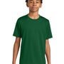 A4 Youth Performance Moisture Wicking Short Sleeve Crewneck T-Shirt - Forest Green