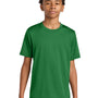 A4 Youth Performance Moisture Wicking Short Sleeve Crewneck T-Shirt - Kelly Green