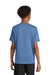 A4 A4NB3142 Youth Performance Moisture Wicking Short Sleeve Crewneck T-Shirt Light Blue Model Back