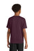 A4 A4NB3142 Youth Performance Moisture Wicking Short Sleeve Crewneck T-Shirt Maroon Model Back
