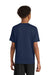 A4 A4NB3142 Youth Performance Moisture Wicking Short Sleeve Crewneck T-Shirt Navy Blue Model Back