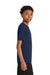 A4 A4NB3142 Youth Performance Moisture Wicking Short Sleeve Crewneck T-Shirt Navy Blue Model Side