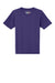 A4 A4NB3142 Youth Performance Moisture Wicking Short Sleeve Crewneck T-Shirt Purple Flat Front