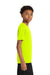 A4 A4NB3142 Youth Performance Moisture Wicking Short Sleeve Crewneck T-Shirt Safety Yellow Model Side