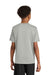 A4 A4NB3142 Youth Performance Moisture Wicking Short Sleeve Crewneck T-Shirt Silver Grey Model Back