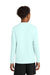 A4 A4NB3165 Youth Cooling Performance Long Sleeve Crewneck T-Shirt Pastel Blue Model Back