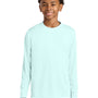 A4 Youth Cooling Performance Long Sleeve Crewneck T-Shirt - Pastel Blue - COMING SOON