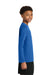 A4 A4NB3165 Youth Cooling Performance Long Sleeve Crewneck T-Shirt Royal Blue Model Side